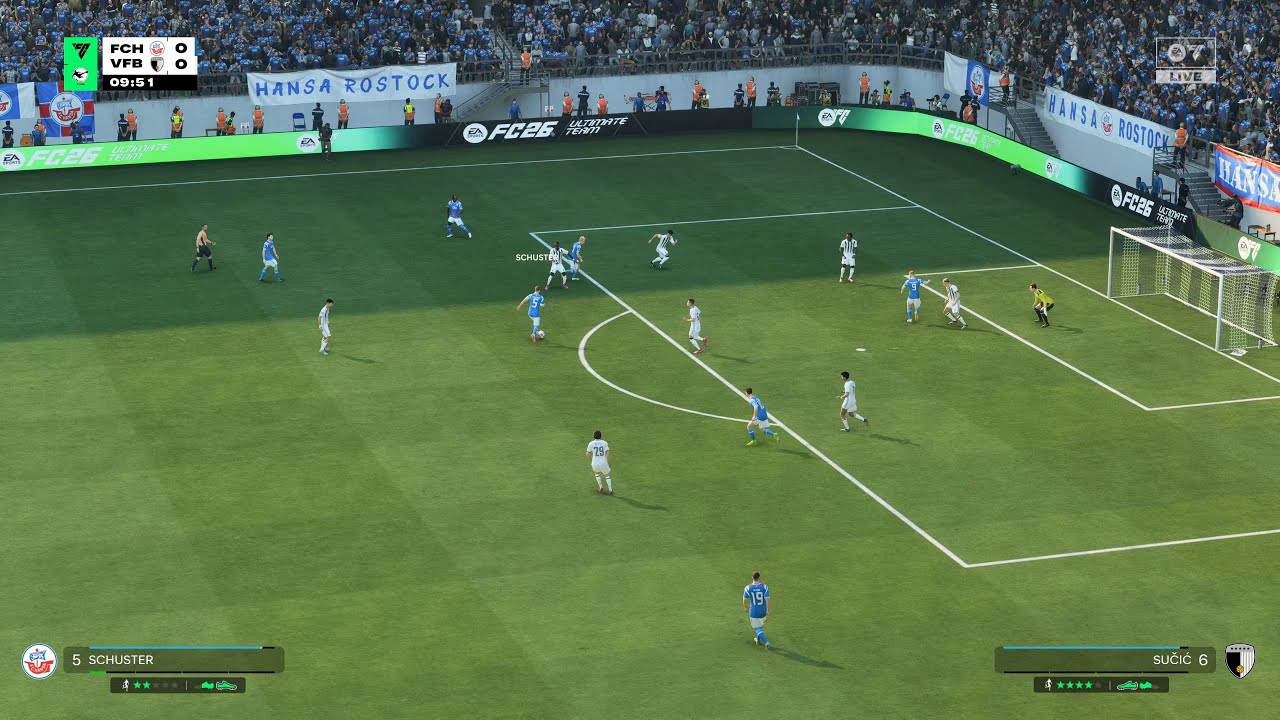 EA SPORTS FC 26 | Manager Career | Season 2025-26 | 3. Liga | Hansa Rostock v VfB Königsberg