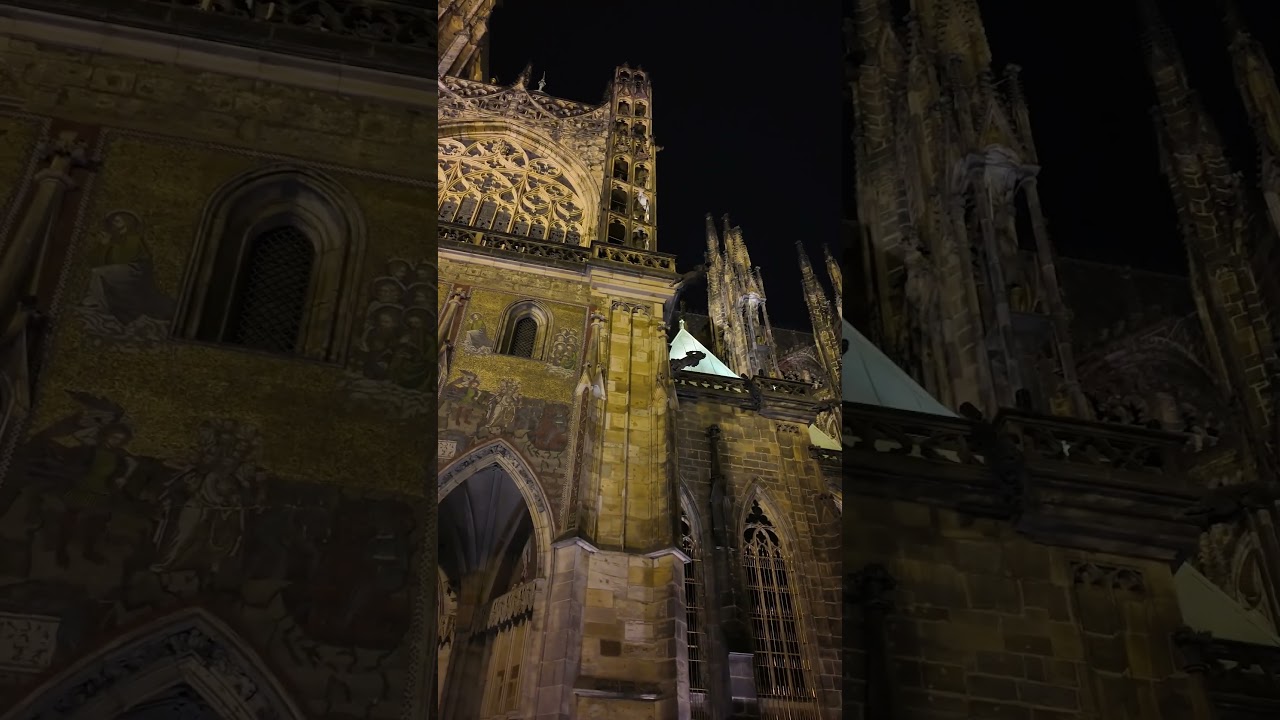 A masterpiece of Gothic architecture - Prague's St. Vitus Cathedral 