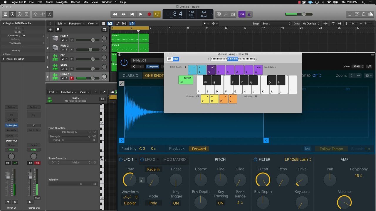 How to Make An ASAP Rocky Type Beat (In Logic Pro X)
