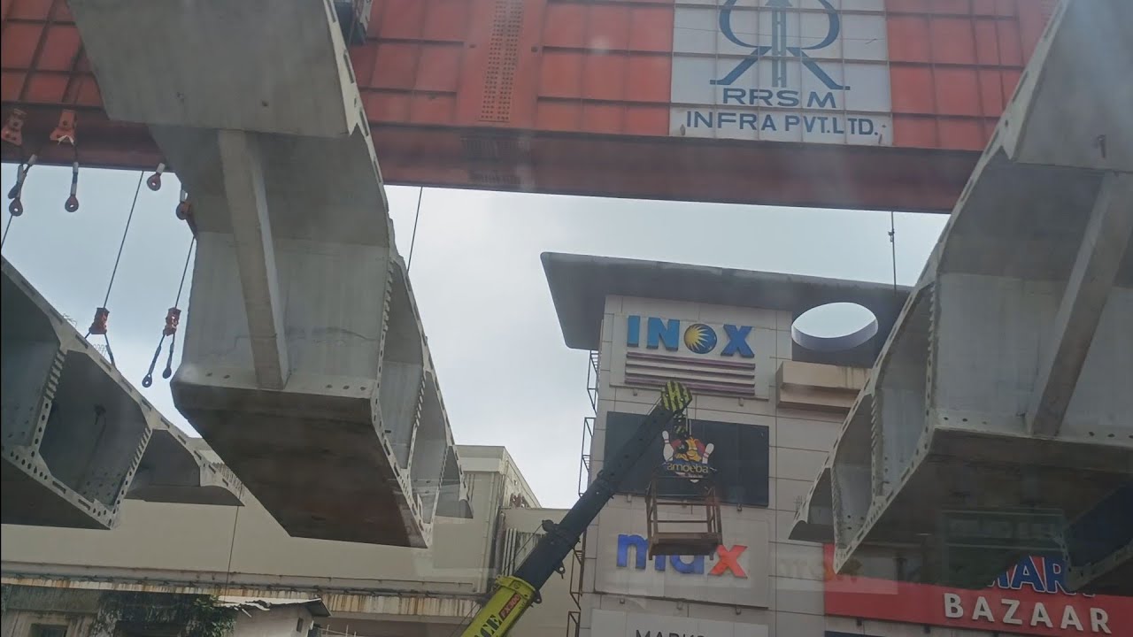 Porvorim flyover NH 66 Goa 14th September 2025