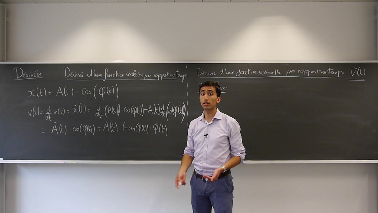 Dérivées temporelles en physique 7/26