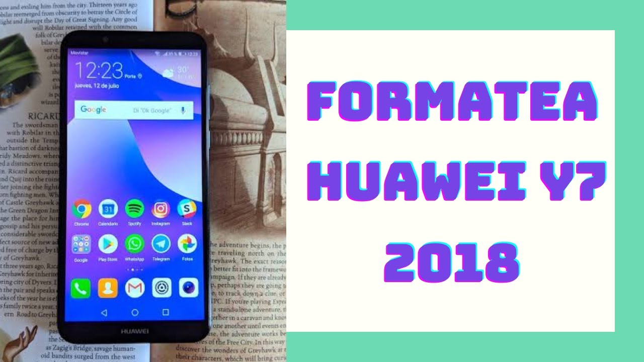 ⚡RESETEAR HUAWEI Y7 2018 | RESTABLECER DE FÁBRICA 📱