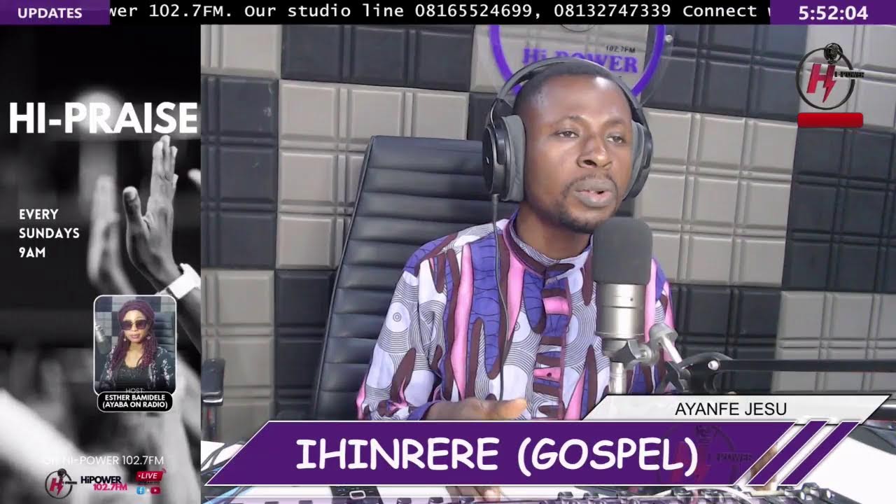IHINRERE (GOSPEL) WITH AYANFE  JESU