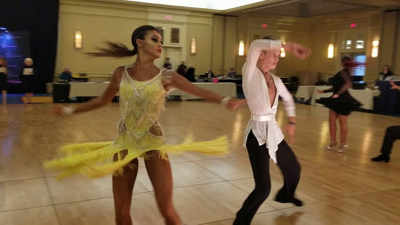 Kristers Smits and Elizabeth Shlimovich Yankee classic 2018 pasodoble
