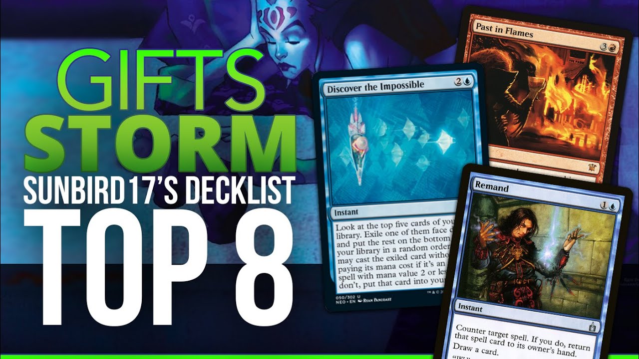 Sunbird17s Gifts Storm Top 8 Decklist! Discover the Impossible + Remand | MTG Modern Super Qualifier