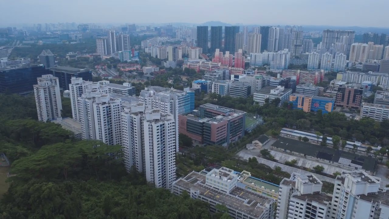 Park Telok Blangah Hill, Singapur (widok z lotu ptaka)