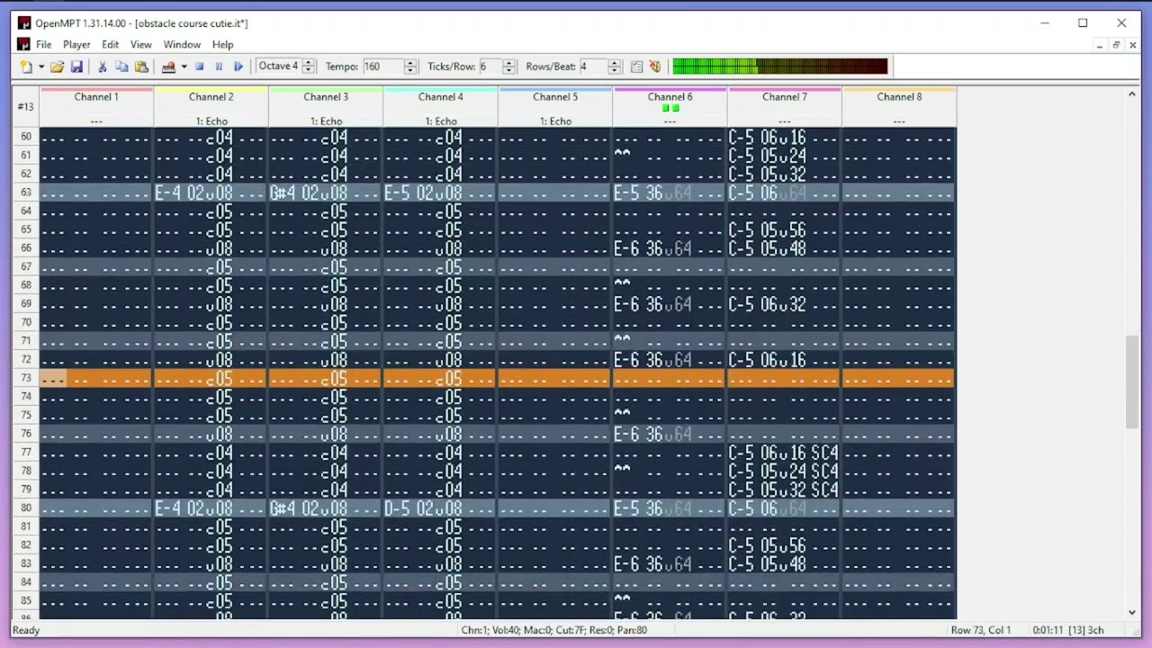 obstacle course cutie [linear resampling, openMPT playback]