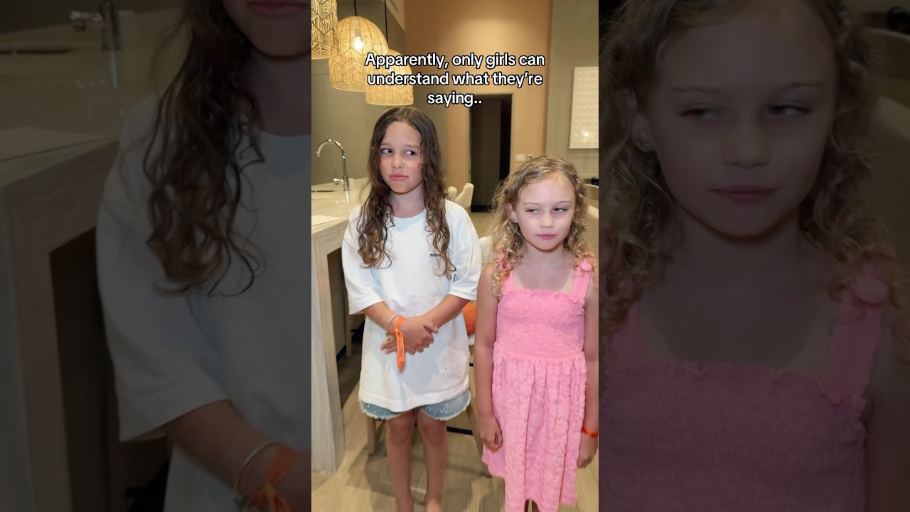 Apparently, only girls can understand what they&rsquo;re saying? #jonathanjoly #shorts #daughter ￼