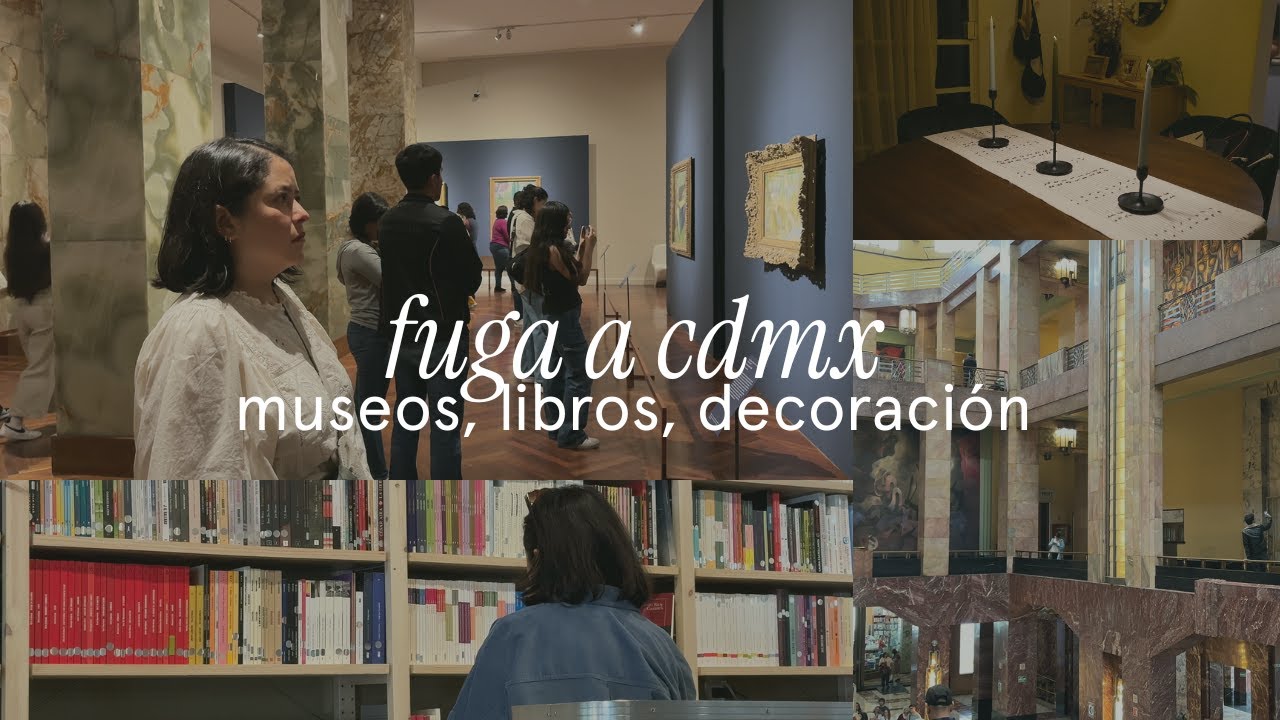 días de paseo✨: museos, comida rica, libros, skincare y decoración para la casa.