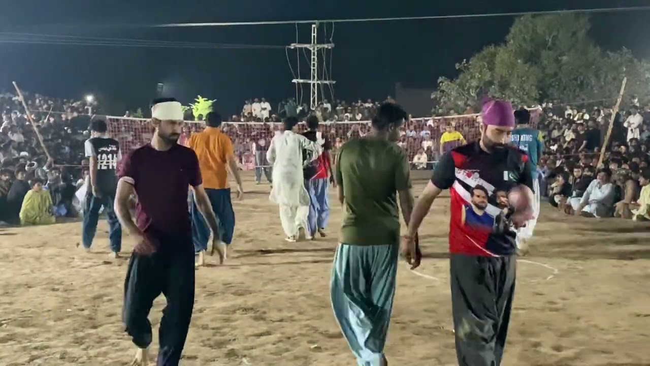 New Volleyball Match || Jhok Wains Multan || Tariq Jalbani Club vs Kashi Taunsa Club || Part 1
