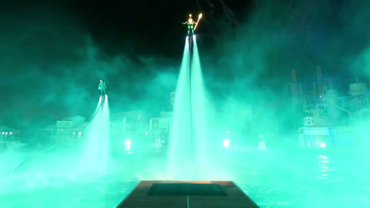 🔱 Aquaman Nighttime Spectacular | Parque Warner Madrid