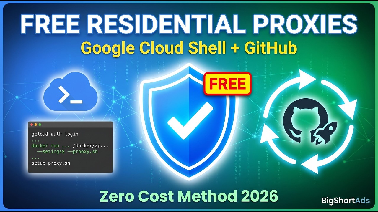 How to Deploy Free Residential Proxies Using Google Cloud Shell