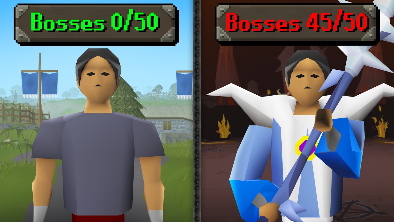 Killing every boss in Runescape using ONLY their loot