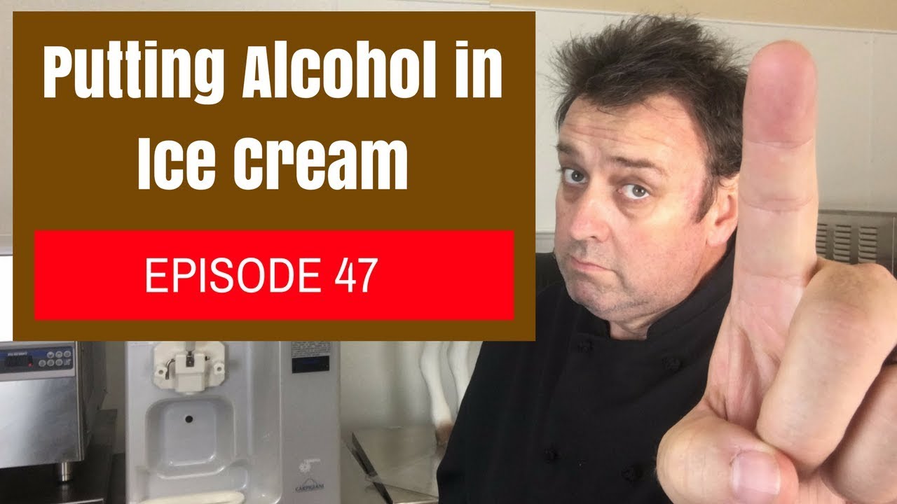 Putting Alcohol in Ice Cream