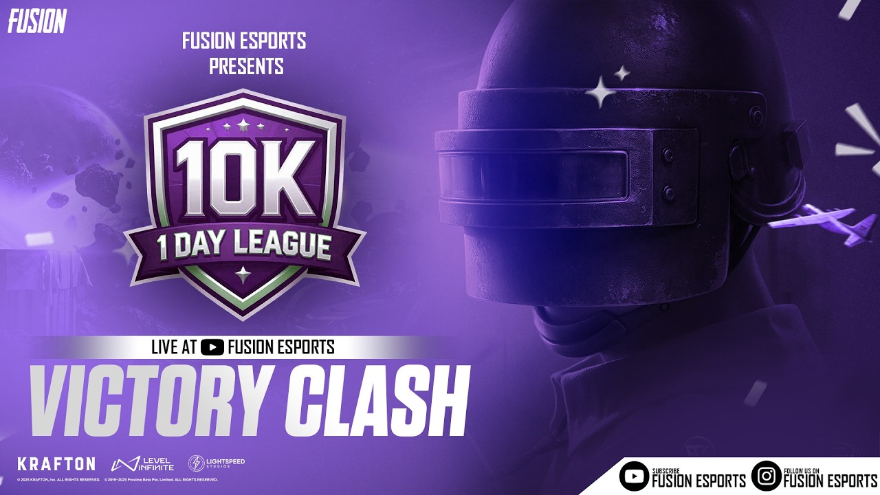 [NEPALI]10K 1 DAY LEAUGE | FUSION ESPORTS | VICTORY CLASH | CASTER FT @anmol_casts