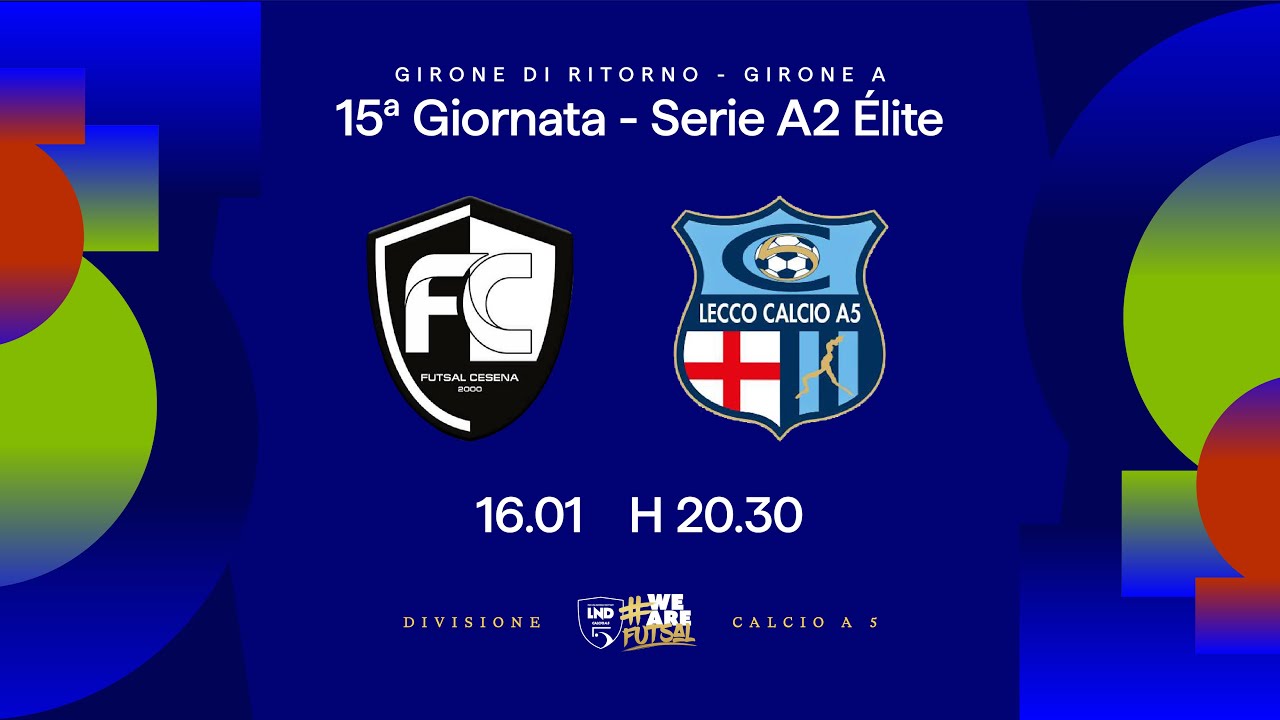 Futsal Cesena-Lecco 1-5 | 15ª giornata | Serie A2 Élite 2025/2026 - Girone A