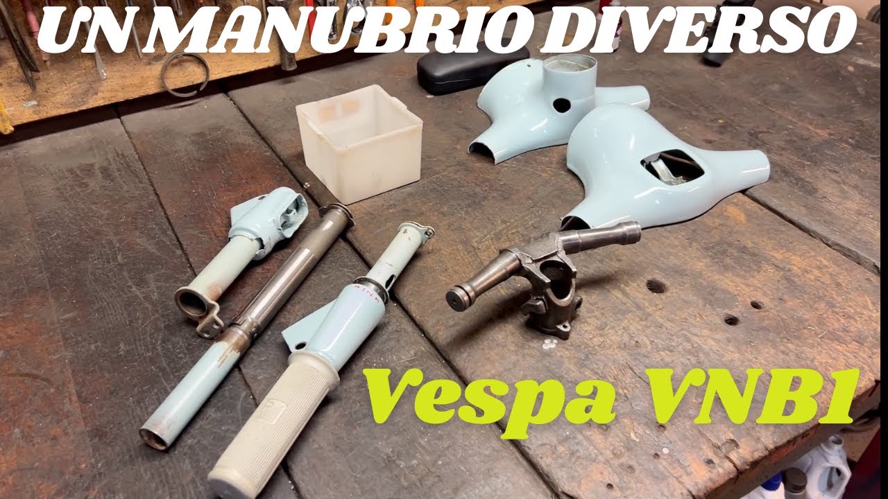 Vespa VNB1 - Montaggio manubrio