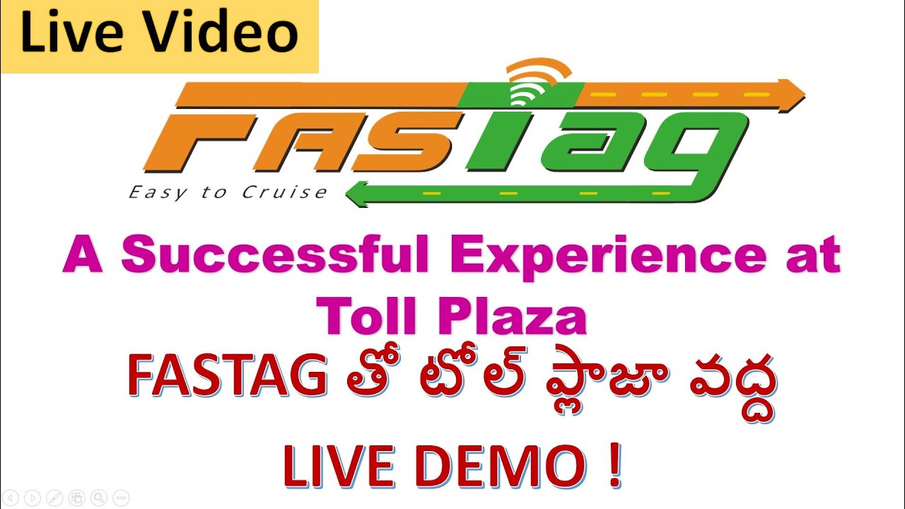 Fastag Live Experience - SUCCESSFUL !