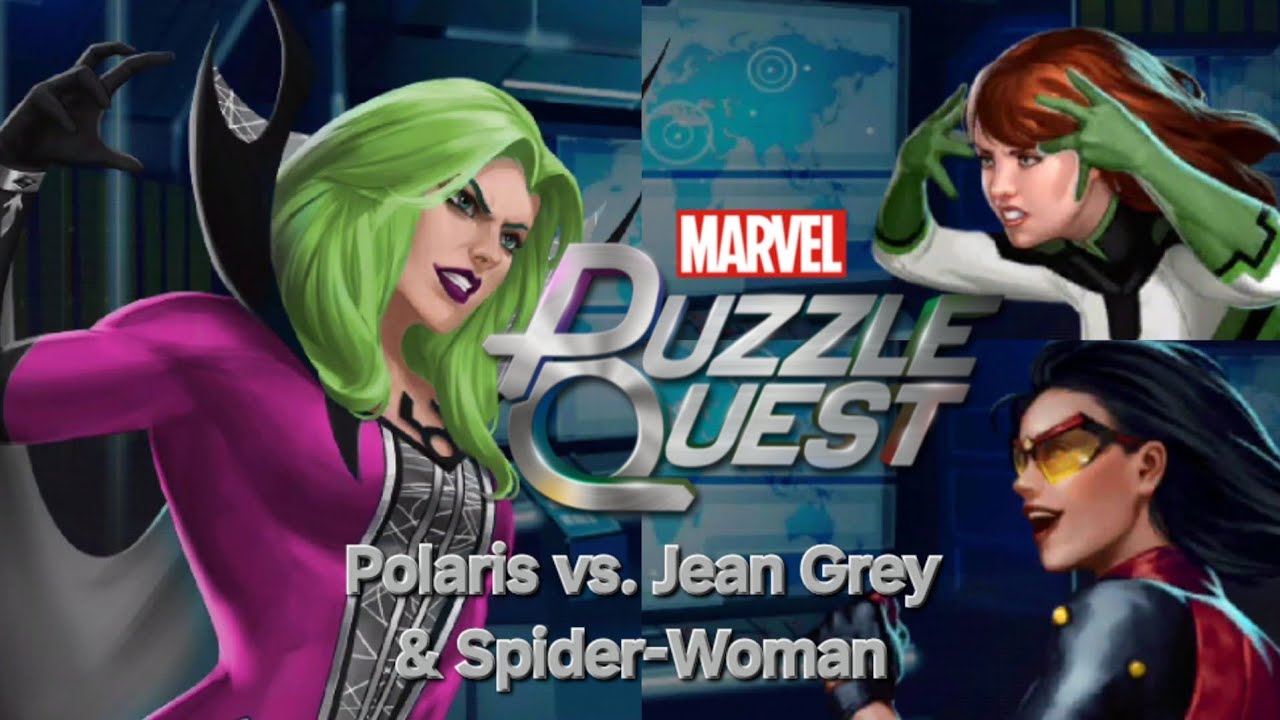 Polaris vs. Jean Grey & Spider-Woman + Behemoth Burrito | Marvel Puzzle Quest | February 22, 2026