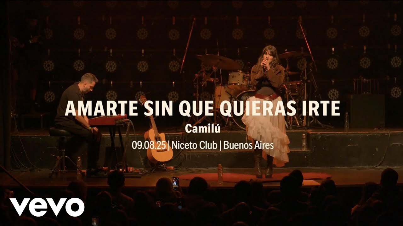 Camilú - Amarte sin que quieras irte (En Vivo en Niceto) (Official Video)