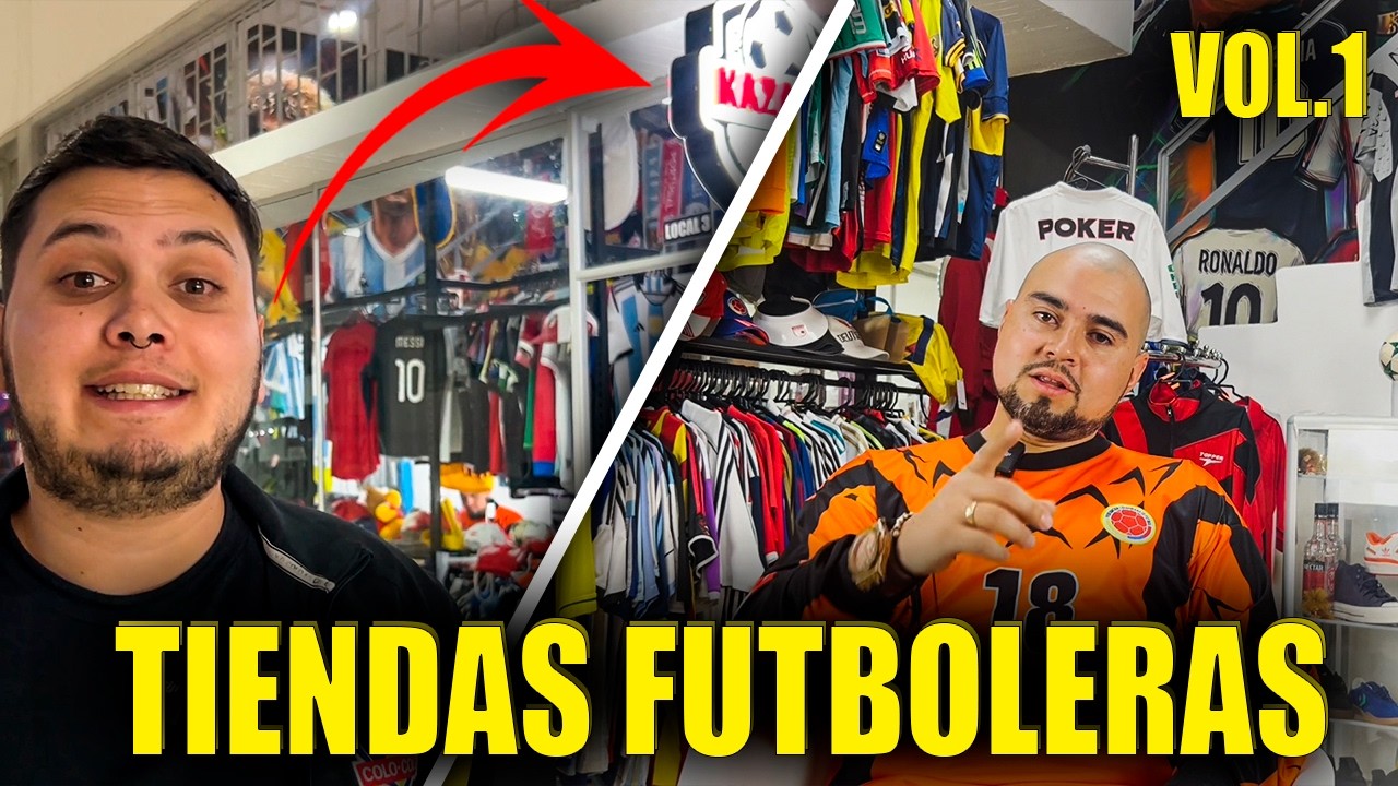 ¿DONDE COMPRAR CAMISETAS de futbol ORIGINALES en BOGOTÁ? | TIENDAS DE Y PARA FUTBOLEROS