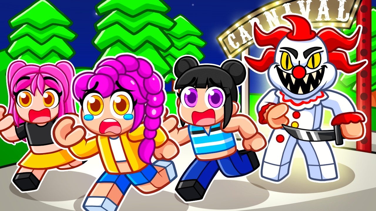 KPOP DEMON HUNTERS Escape CARNIVAL OF TERROR In Roblox!