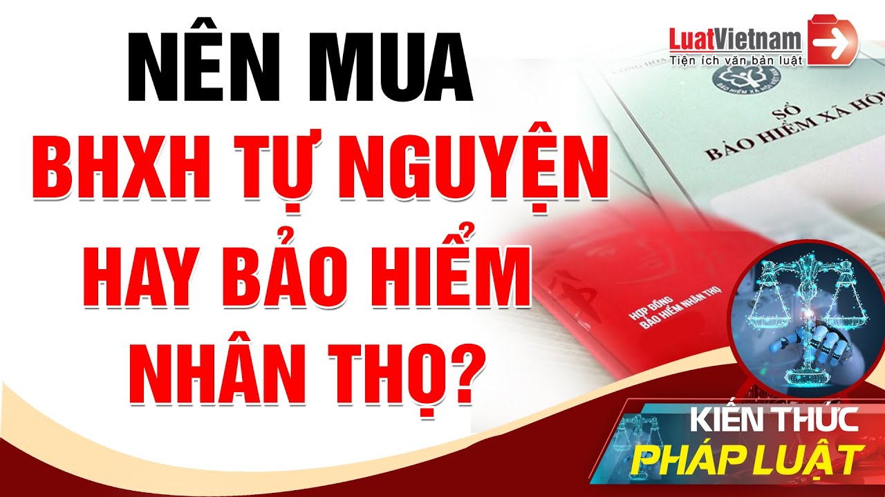 Nên Mua BHXH Tự Nguyện Hay Bảo Hiểm Nhân Thọ? |  LuatVietnam