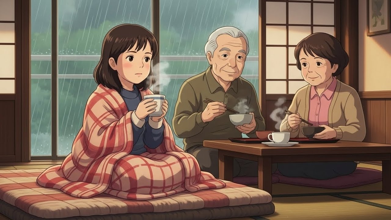 A Quiet Rainy Afternoon with Grandparents
