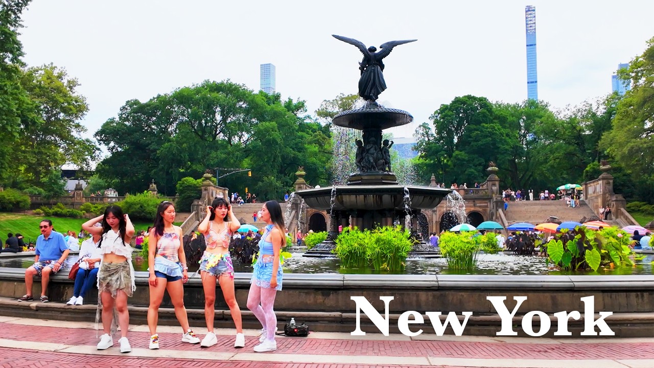 central park new york walking tour: must-see places and best photo spots, july 2024 [4k]