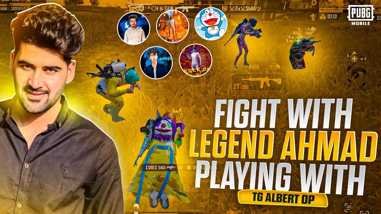 @AhmadoP  vs rock Op 😨 playing with Tg Albert YT | fans meet up | pubgmobile