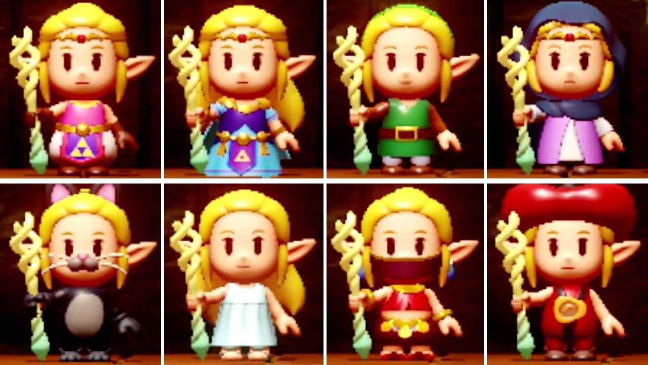 Zelda: Echoes of Wisdom - All Costumes Showcase & Locations (amiibo Included)