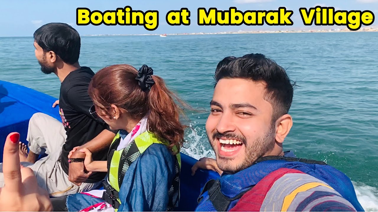 Boating at Mubarak Village Karachi | Family Trip |