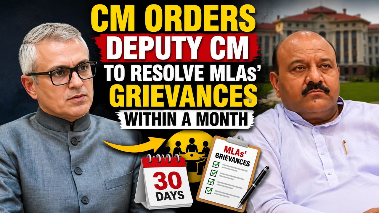 CM Orders Deputy CM To Resolve MLAs' Grievances Within A Month