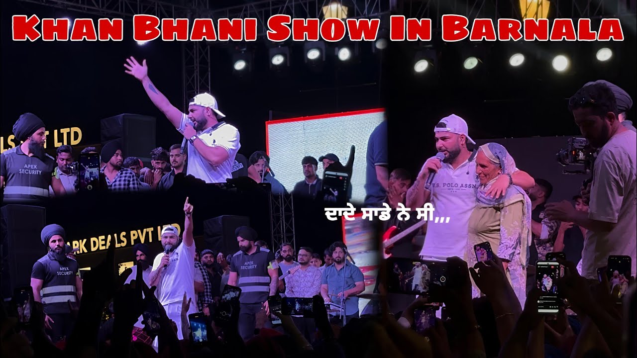 ਖਾਨ ਭੈਣੀ ਸੋਅ ਬਰਨਾਲਾ | Khan Bhaini live Show Video | Khan Bhaini Latest Live Show | Punjabi Show 2025