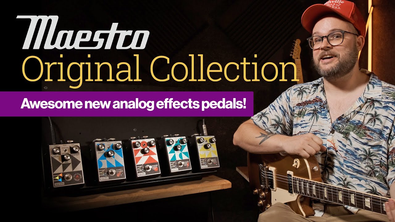 Maestro Pedals are BACK! Original Collection Overview & Demo