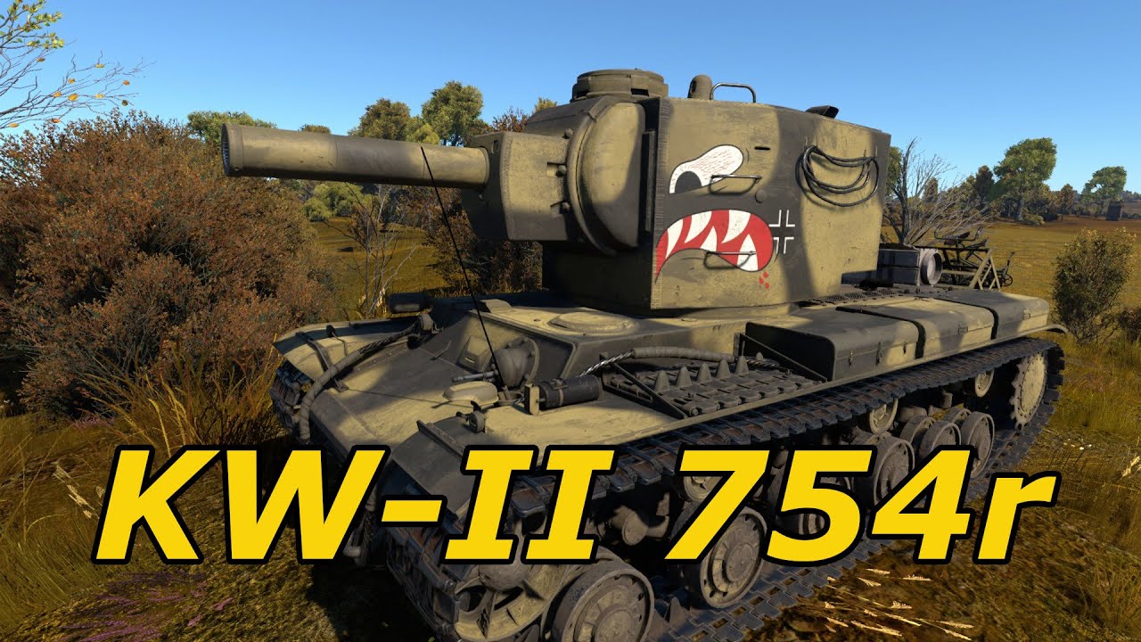 Pogromca Bunkr&oacute;w | KW-II 754r | KW-2 | War Thunder gameplay po Polsku