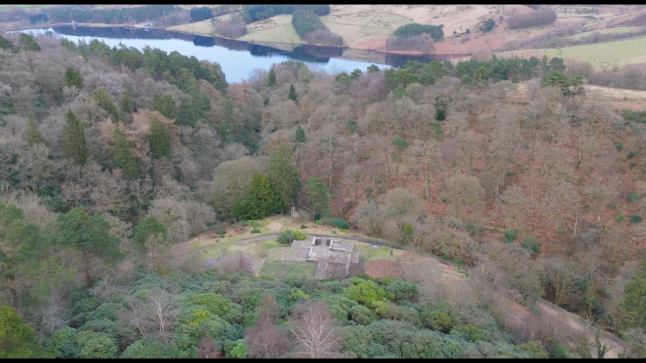 Errwood Hall (Goyt Valley)- Walk and Drone footage March 2024 - 30 mins from home (Poynton)