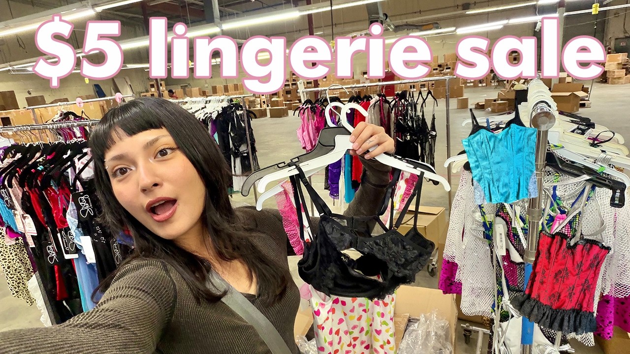 i found a warehouse selling $5 lingerie!!!
