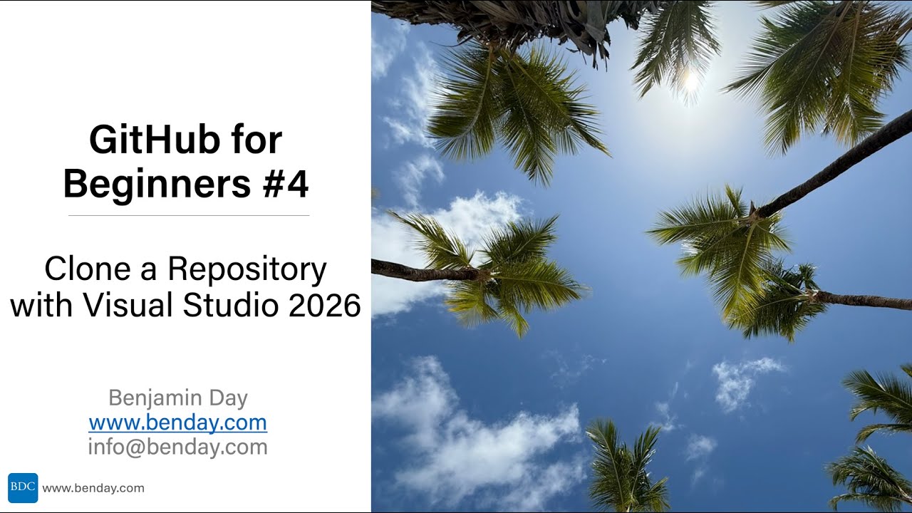 GitHub for Beginners #4: Clone a Repo with Visual Studio 2026