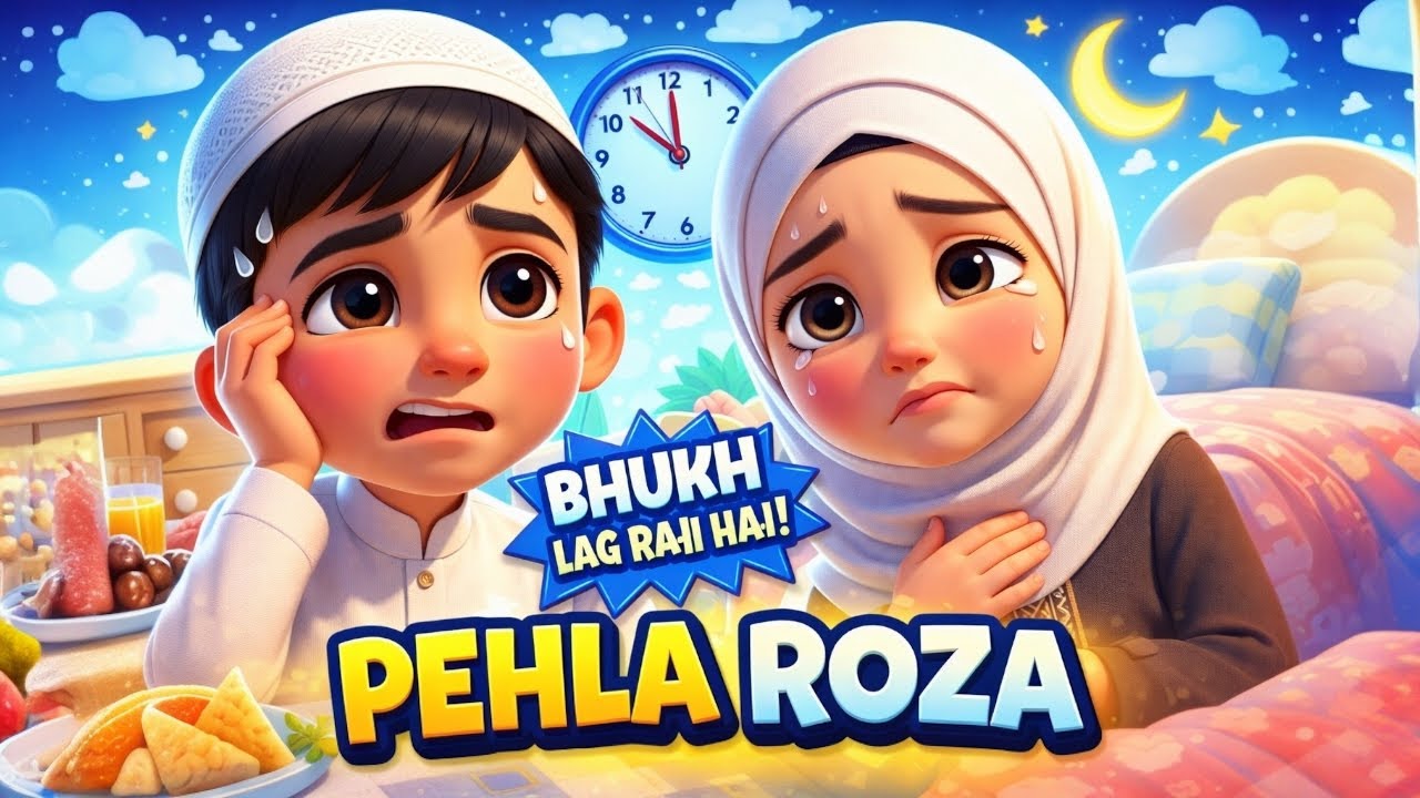 Pehla Roza | Cute Ramadan Story For Kids | Roza Champion | First Roza | Mohd. Zamin & Saiyeda Zainab