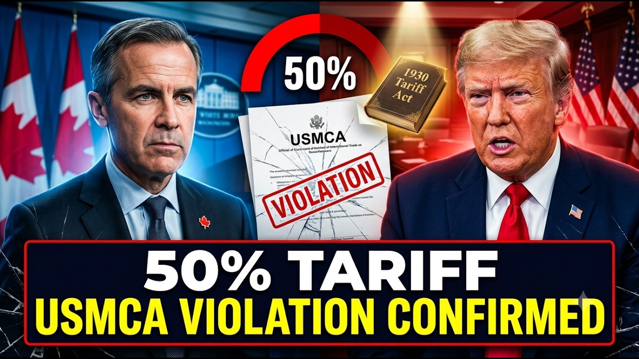 USMCA Violation Confirmed: Trump's 50% Tariff - Carney Responds