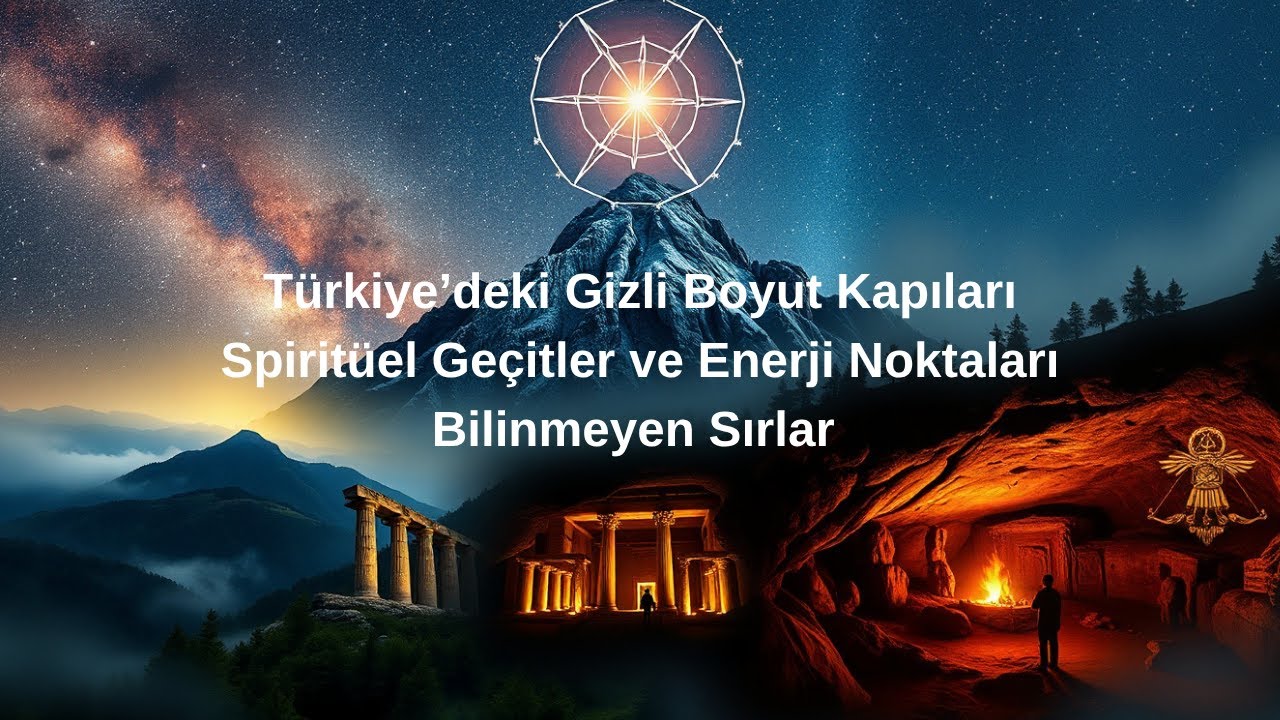 T&uuml;rkiye&rsquo;deki Gizli Boyut Kapıları: Spirit&uuml;el Ge&ccedil;itler ve Enerji Noktaları...Bilinmeyen Sırlar