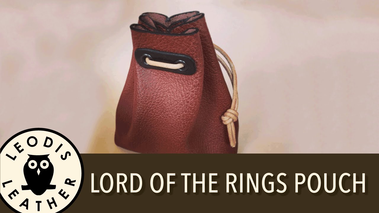 Making a Lord of the Rings Style Leather Pouch