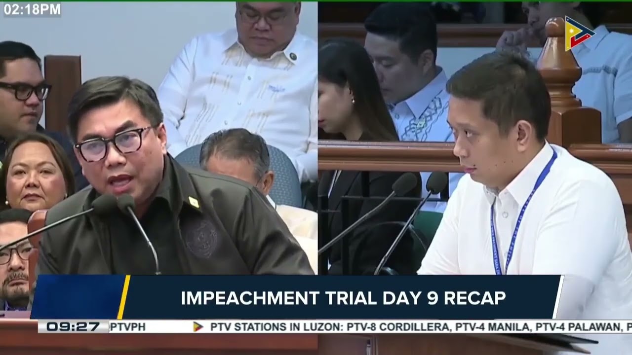 Vice President Sara Duterte's impeachment trial: Day 9 recap