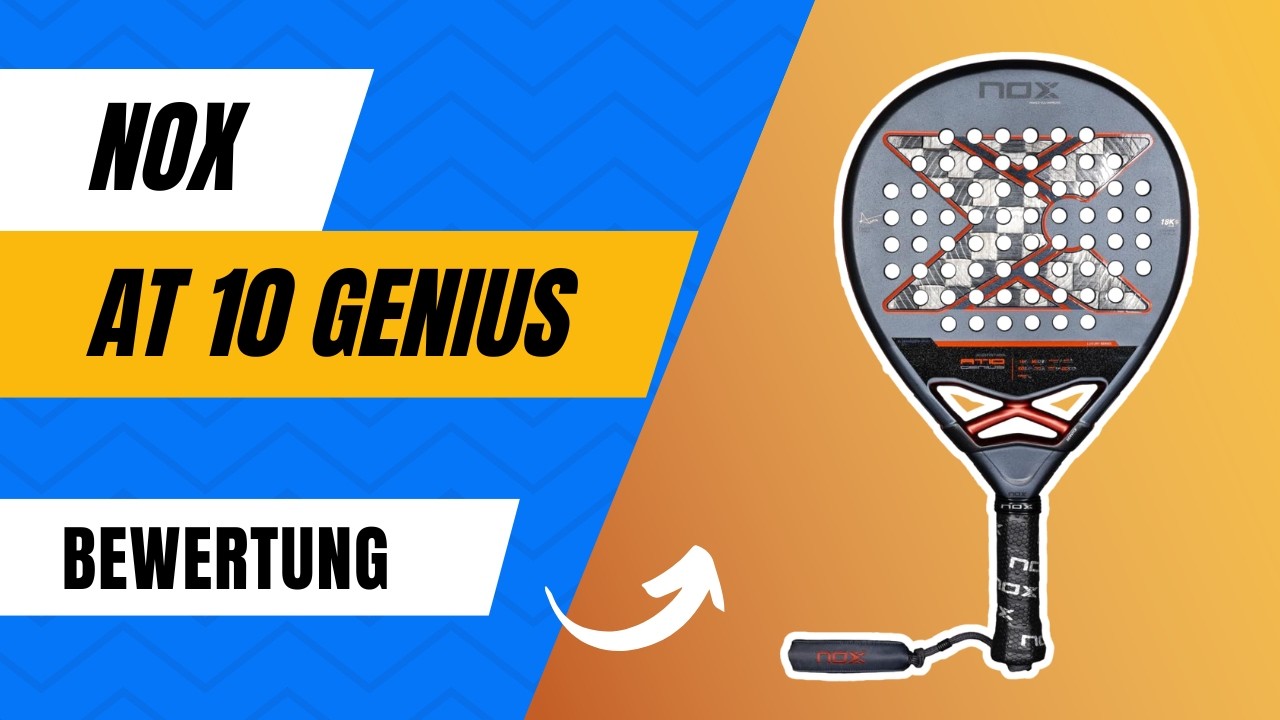 NOX AT10 Genius 18K Aluminium 2025 Agustín Tapia – Padelschläger Test Power & Kontrolle