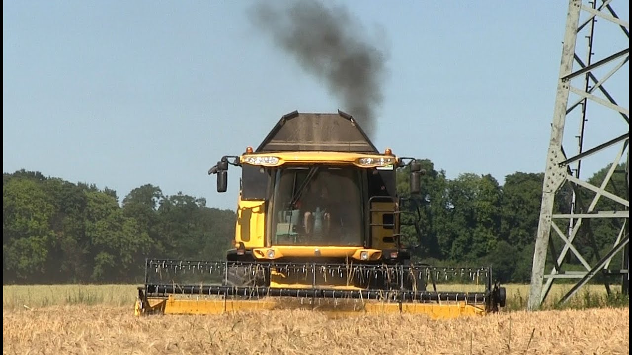New Holland CX 8050 combine - Engine Damage? | Mähdrescher mit Motorschaden?