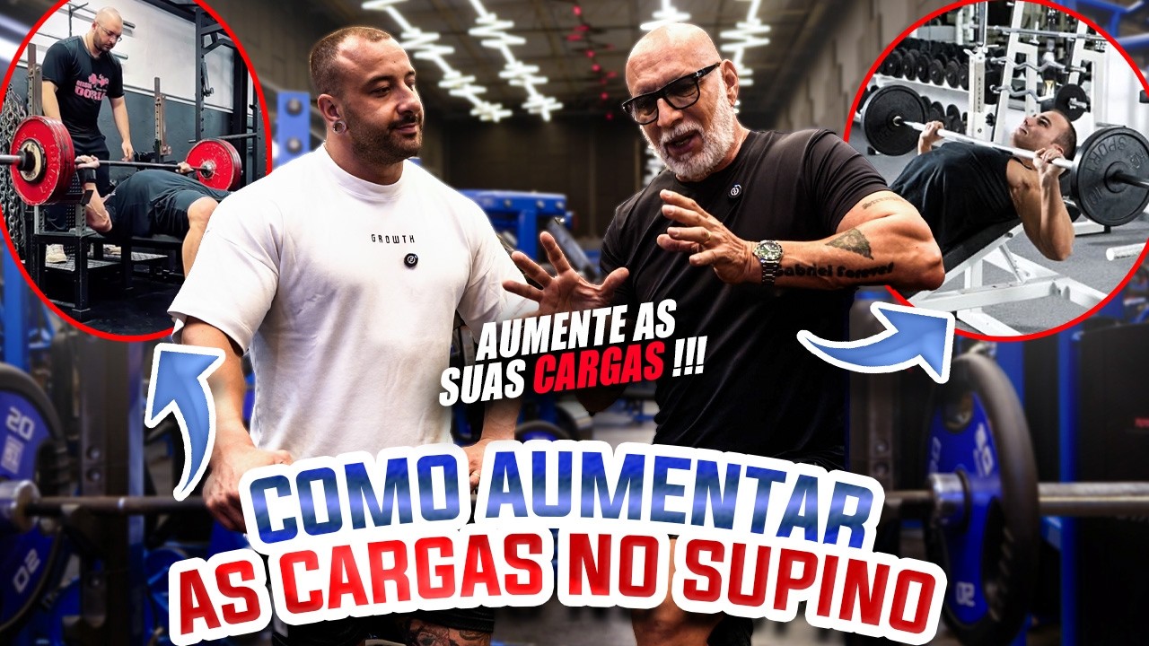 CHEGA DE SER FRANGO - AUMENTE AS SUAS CARGAS NO SUPINO COM ESSAS TÉCNICAS COM WALDEMAR GUIMARÃES !!!