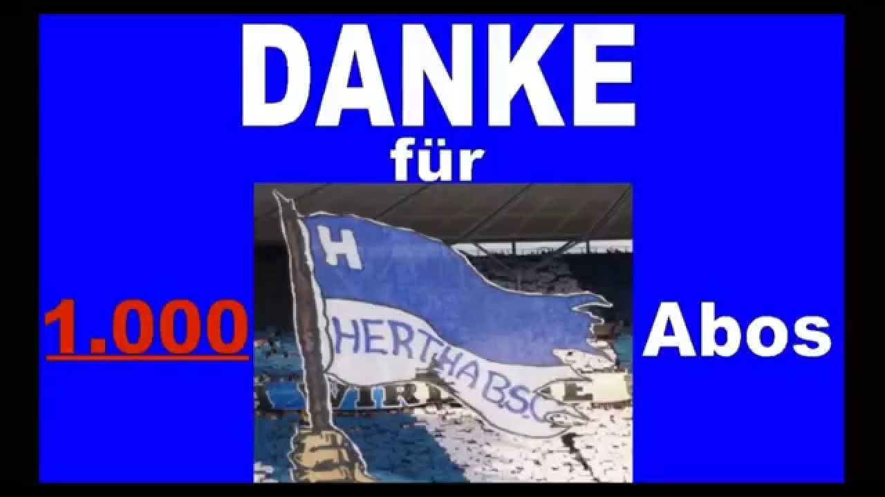 DANKE F&Uuml;R 1.000 ABOS !!!
