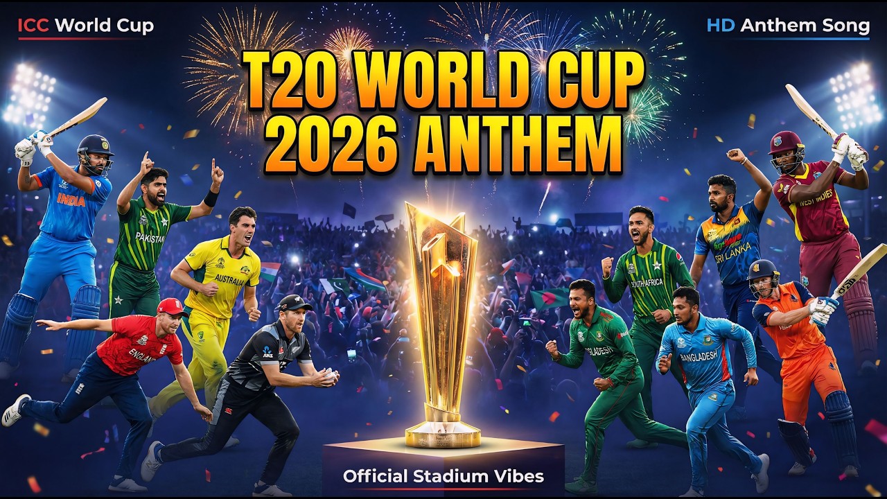 T20 World Cup 2026 Anthem | Jal Utha Har Maidan 🔥 | Official Cricket Song