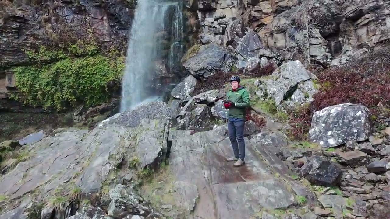 Pen Pych Waterfall in the Rhonda Valley